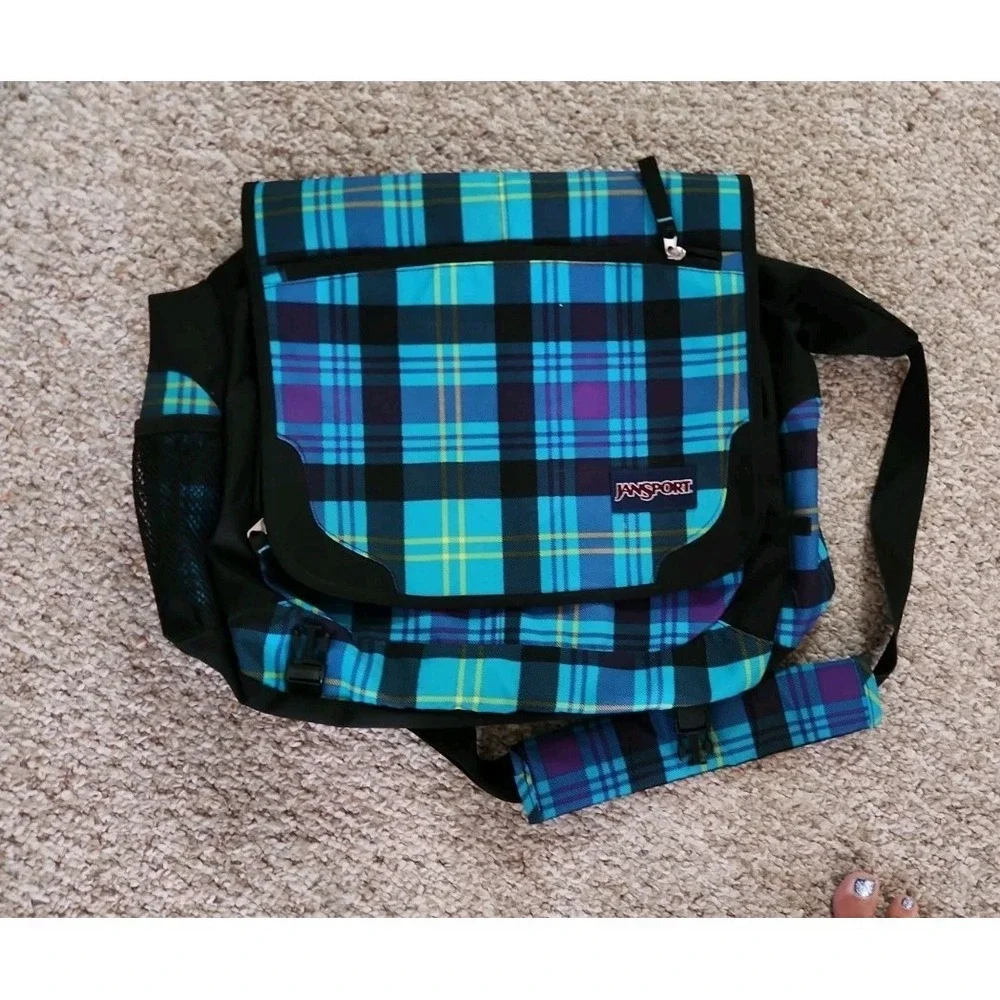 jansport plaid messenger bag Superbreak Sleeve Backpack Pink Pansy Preston One Size : Electronics Jansport plaid backpack black -